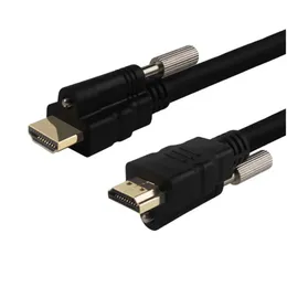 HDMI HD Kablosu M3 Vida Sabit 2.0 Set Üstü Kutu Projektör Mühendislik Bağlantı Kablosu