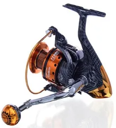 HLQ Saltwater New chegada Metal Spinning Fishing Reel bobina Carretilha Pesca 20006000 Series 121BB 511 2726261