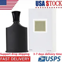ABD'de 3-7 Gün Teslim Süresi Erkek Parfüm 100ml Eau De Parfum Uzun Kalıcı Koku Vücut Sprey Orijinal Koku Köln Erkekler İçin