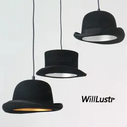 Ręcznie robiony wełniany czapkę lampa lampa tkanina aluminiowa zawieszenie litera Restauracja El jadalnia pokój Couture sklep wiszący 244r