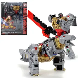 BPF 05 Grimlock Transformation Dinoking Volcanicus Tyrannosaurus Rex Tyrone Cable Dinobots 5IN1 Actionfigur Roboterspielzeug 231220