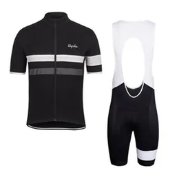 2019 Rapha Summer Mens krótkie rękawowe rowerowe koszulki rowerowe Ubrania Ubrania Zestaw MTB Minform Pro Cycling Rower MAILLOT CULO260R