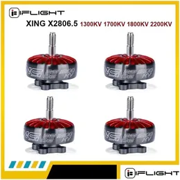 ドローンアクセサリーIflight Xing Xing X2806.5 2806 1300KV 1700KV 1800KV 2200KVブラシレスモーター26S 78インチFPVフレームプロペラRC Racin DH1QK