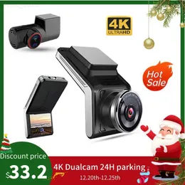 CAR DVRS SAMEUO U2000 DASH CAM FRONT OCH BAKT 4K 2160P 2 KAMERA BIL DVR DASHCAM VIDEO RECORDER Auto Night Vision 24h Parkering Monitorl2312.14