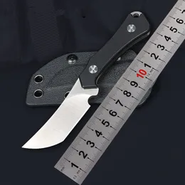 Free Wolf GT0175 EDC Fixed Knife G10 Handle D2 Blade Outdoor Camping Fishing Survival Pocket Hunting Knives