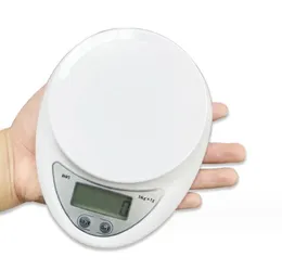 المقياس الإلكترونية المطبخ المطبخ المطبخ 5 كجم/1 جرام مقاييس توازن الطعام لخبز مقاييس القياس الرقمية LCD المحمولة