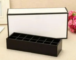 2023 Luxury Makeup Organizer 2C LOGO ACRYLISK TIKTETSIK 14 RUT LAGRING Box / Kosmetiska tillbehör Lagring med presentförpackning