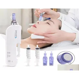 Rolto di bellezza Microneedle Wireless Nano Acqua Mesoterapia Hydra Iniettore Meso Gun Ruggente per rimozione del viso Care della pelle8154428 Drop Dh291