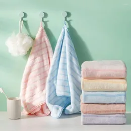 Ręcznik o wysokiej gęstości miękko przyjazny dla skóry chłonny stały kolor pasiastki dla dorosłych dziecko do twarzy produkty łazienkowe