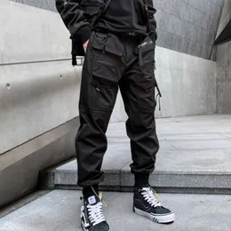 ユニセックスの機能的なマルチポケットオーバーオーズテクティカルミリタリージョガ​​ーカーゴパンツメンズ衣類ハルクヒップホップストリートウェアザフル