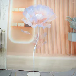 装飾的な花ウェディングハンドメイドDIYシミュレーションスクリーンピーニーフラワー3Dステージ背景装飾ショッピングモールウィンドウ