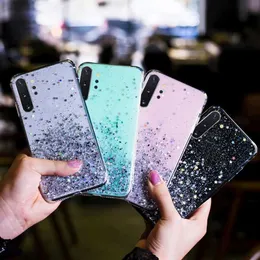 Cep Telefon Kılıfları Mi 10 Ultra Kılıfı için Glitter Bling Kılıfı Mi Note 10 Lite 10T Pro Kılıf Parlayan TPU Kapak Lite