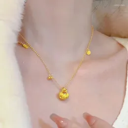 Ожерелья с подвесками, оригинальное высококачественное золотое ожерелье для женщин, модный темпераментный универсальный подарок на день рождения