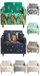 Elastische Sofa -Abdeckung Blumenmuster -Sofa -Abdeckungen für Wohnzimmer Sessel Couch Abdeckung Möbelschutz 1234 SEATER4480005