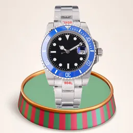 Designer masculino Luxus Relógio de alta qualidade Relógio automático masculino 40mm Ring Sapphire 2813 Dial de movimento Ratável Relógio Ratável Banda de aço inoxidável