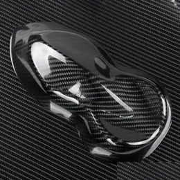 Adesivos de carro 5d fibra de fibra de carbono adesivo de filme de filme de moto brilhante rolo rolo de decoração à prova d'água acessórios pretos gota de dhd43