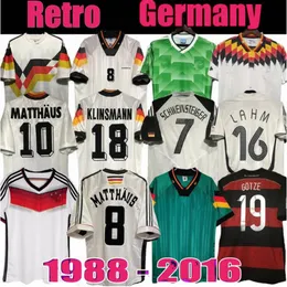 1990 1998 1988 Fansgermanys Retro Jersey Littbarski Ballack Soccer Jersey Klinsmann 2006 2014 Рубашки Kalkbrenner 1996 2004 Matthaus Hassler Bierhoff Klose