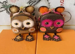 Modebetzerinnen Frauen Münze Geldbörse Owl Mini Schulter Messenger Bag Marke Designer Geldbörsen Brieftaschen Schlüsselkette Mode süße weibliche C9357066