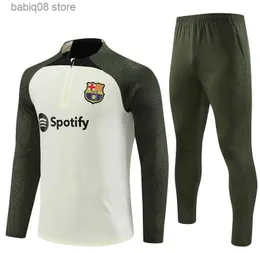 팬 Tops Tees 23 24 Tracksuit Barca Football Men and Kids 세트 성인 소년 Lewandowski Pedri Training Suit 2023 2024 Barcelona Training Suit Tracksuits 복장