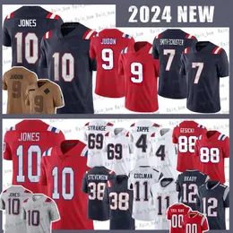 All'ingrosso 10 Mac Jones 9 Matthew Judon Football Maglie Julian Edelman Tom Brady Juju Smithschuster Rhamondre Stevenson Mike Gesicki Christian Gonzalez Bailey Zap