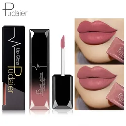 Pudaier Lips Matte Liquid Lipstick Make up Cosmetics Makeup Long lasting Moisturizer Lip Gloss Maquiagem Waterproof Lipgloss Pen 231220
