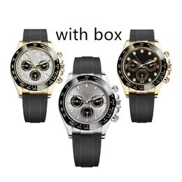 Switch Watch Men Designer Watches de alta qualidade 40mm Automático Mechanical Wristwatch 904L All Aço inoxidável relógio dobrável fivela safira de luxo 007 relógio