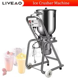 Büyük kapasiteli 2500W Kar Ticari 30L Buz Kırcı Makine Blender Buz