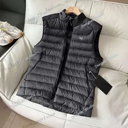 ARC Puffer Vests Arcterxy Cerium Packable Down Sleeveless Jacket High Quality Mens Waistcoat Winter Cropped Outerwear Warm 2fg