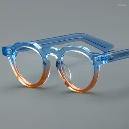 선글라스 프레임 고대 아세테이트 안경으로 돌아 가기 근시 저항성 블루 라이트에 적합한 고품질 광학 처방