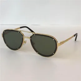 Moda Design Óculos de sol 0195 quadro piloto Pop de verão simples Estilo de venda UV400 Proteção ao ar livre Eyewear2973