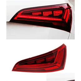 Luzes traseiras do carro para Q5 2008-20 18 LED Dinâmica Dinâmica Freio leve Sequencial Turn Signal Signal Light Light Drop Entrega Automóveis DHNYP