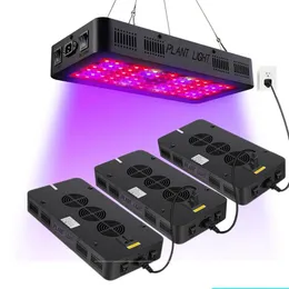 Double Switch LED Grow Lights 900W 600W Full Spectrum with Veg And Bloom Model For Indoor Greenhouse Grow tent258D