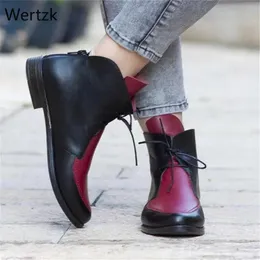 Boots 2020 New Fashion Women Winter Boots Женские туфли Laceup Chelsea Boots Pointed Toe Spring/осень Zapatos de Mujer B297