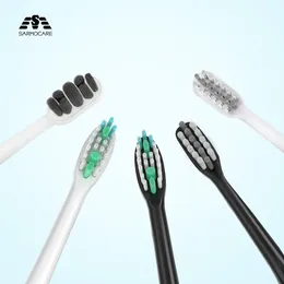 Sarmocare 4 PCS8PCSLOT Zahnbürsten Kopf für S100 und S200 Ultraschall Sonic Electric Zahnbürste 231222
