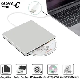 Extern DVD-enhet USB 3.0/Type-C Optical Drive Slim Slot-in CD/DVD/-RW Player USB C SuperDrive för Mac/Window 231221