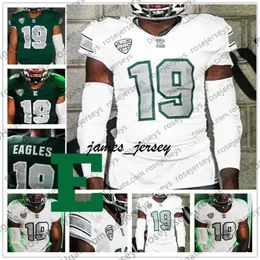 Jam Emu Eastern Michigan Eagles #16 Hassan Beydoun 26 Willie Parker 89 Arthur Jackson III 20 Blake Banham Green White 2019 Jersey NCAA 4xl