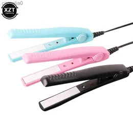 Prostownicze do włosów Portable 2 na 1 mini włosy Periing Hair Stylizacja Urządzenie Hair Electric Electric Styka płaska żelaza