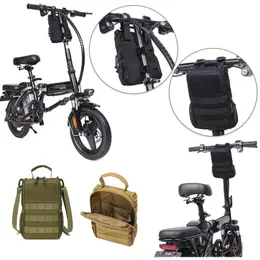 Kit tático de camuflagem para bicicleta pequena, esportes ao ar livre, caminhada, bolsa versipack NO11-248