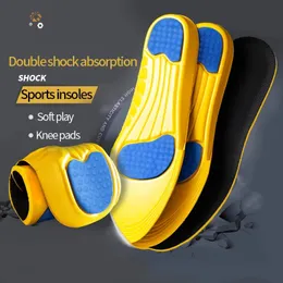 Memory Foam Sport Espões para homens Mulheres inserções de sapatos Pad Sneakers respiráveis ​​e respiráveis ​​correndo Chopselion Silicone Gel Orthopedic Insole 231221