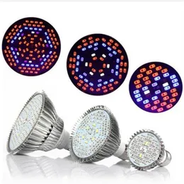 LED Grow Lights 30W 50W 80W طيف كامل مصابيح النمو مصابيح النمو E27 LED زراعة البستنة الضوء للحديقة الزائفة الزراعية SY215P