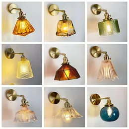 Lâmpada de parede Lâmpada de vidro vintage LED LUZES DE DECORAÇÃO DO LIME