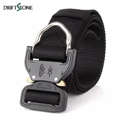 Tactical Nylon Belt Men Swat Equipamento militar Paintball bate do exército homens pesados ​​soldados soldados cintos de combate 3 8cm2525