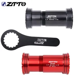 Grupperuppsättningar Cykelgrupper SET ZTTTO BB386 PRESS FIT CICYCLE BOTTOM BRACKET OCH INSTALLERT TOOL STEEL CERAMIM BEARING 24 30MM MTB ROAD BB DUB GXP CRAN