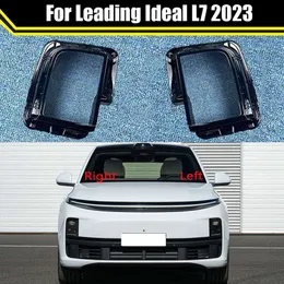 Bilens främre strålkastare Cover Strålkastare Lampskärm Lampöverdragslampa Ljus täcker Glaslinsskal för ledande ideal L7 2023