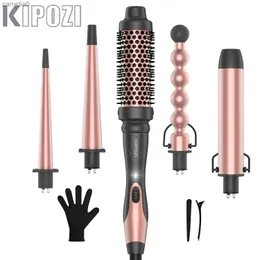 PRESTERIO DI CAPELLI PRESTERIRE KIPOZI INERIONE PROFESSIONALE STRUMENTI PENA 5 IN 1 STRUMENTI istantanei di riscaldamento Electric Curling Banke di ceramica per aria calda per Womanl231222