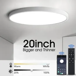 Luci Luce a soffitto a LED ULTRATINA Moderna 9/12/16/20 pollici Lampada a soffitto grande per soggiorno luminosità Dimmabile AC85265 V Luce FO