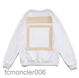 Tasarımcı kazak Herren Beyaz Sweatshirt Gençlik Hoodie Moda Hoodies Finger Ow Marka Kapşonlu Giysiler CG8Q