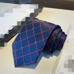 Luxusdesigner 100% Krawatte Seiden Krawattenbrief Jacquard Hand gewebt für Männer Hochzeit Casual und Business Krawtie Mode Hawaii Hals Krawatten mit Schachtel