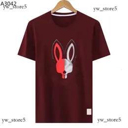 Psychos Bunny Tişört Yaz Günlük Tişörtlü Erkekler Kadın Tavşan T Shit Çok Stil Erkekler Gömlek Moda Tasarımcısı Psikos Bunny Tshirt 8519