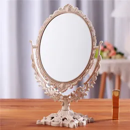 Desktop Makeup Mirror Europeanstyle Dormitory Dormitory Mirrors Strumenti di bellezza Cosmetica 231221